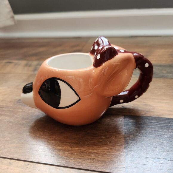 Lot 2 Enesco Rudolph & Clarice Reindeer Island Of Misfit Toys Christmas Mugs Vtg - Picture 6 of 15